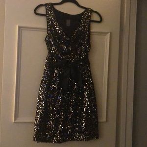 Black short sequence Dress